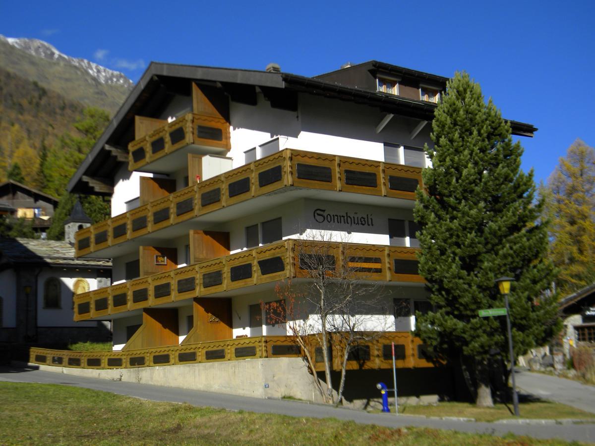 Sonnhusli Dachwohnung Saas Fee Dış mekan fotoğraf