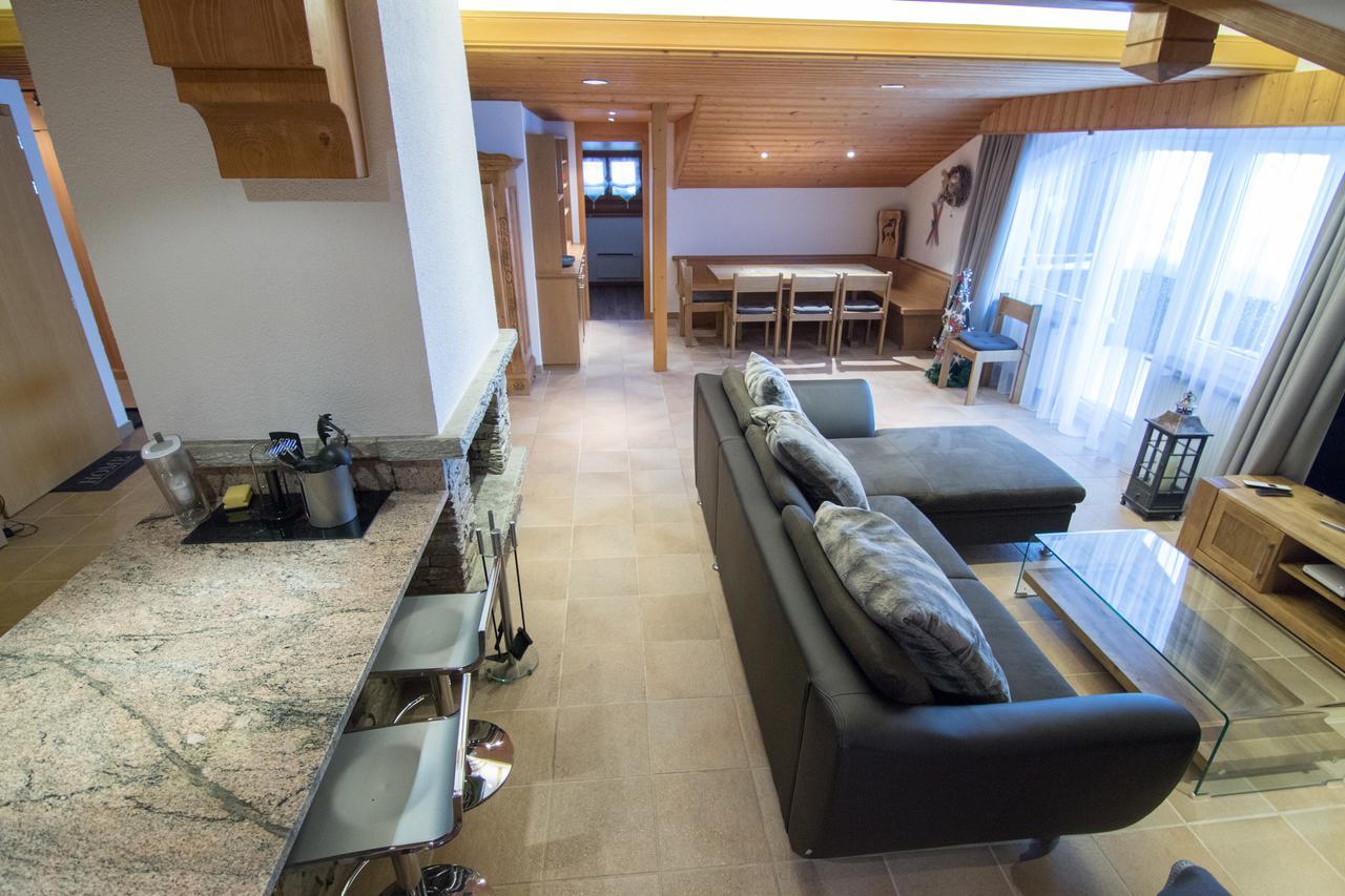 Sonnhusli Dachwohnung Saas Fee Dış mekan fotoğraf