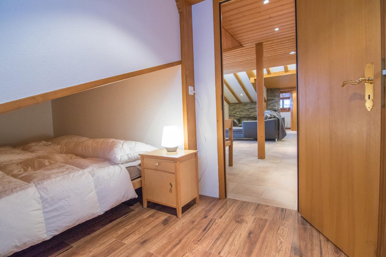 Sonnhusli Dachwohnung Saas Fee Dış mekan fotoğraf